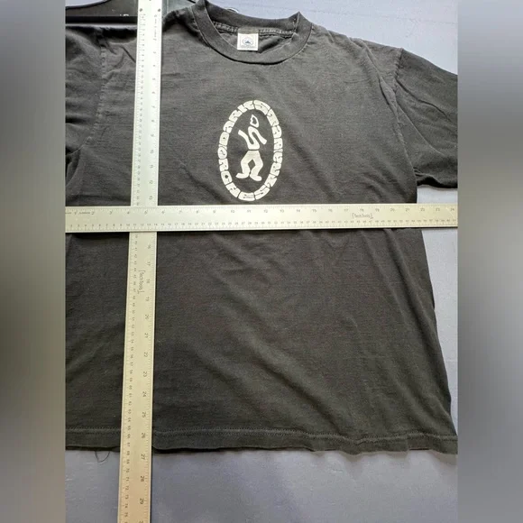 Vintage Y2K Dark Star Orchestra Black Long Sleeve Center Logo Shirt Large #1168 - Picture 4 of 6